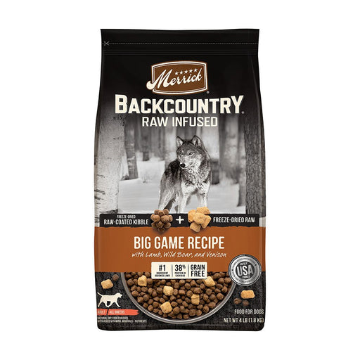 Photo of Merrick Pet Care-Merrick Backcountry Raw Infused Adult Dry Dog Food-Big Game Recipe-20 lb-from Pet Wish Pros