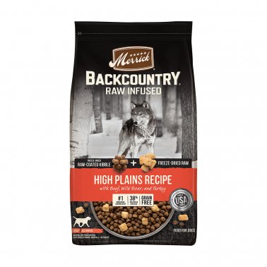 Photo of Merrick Pet Care-Merrick Backcountry Raw Infused Adult Dry Dog Food-High Plains Recipe-20 lb-from Pet Wish Pros