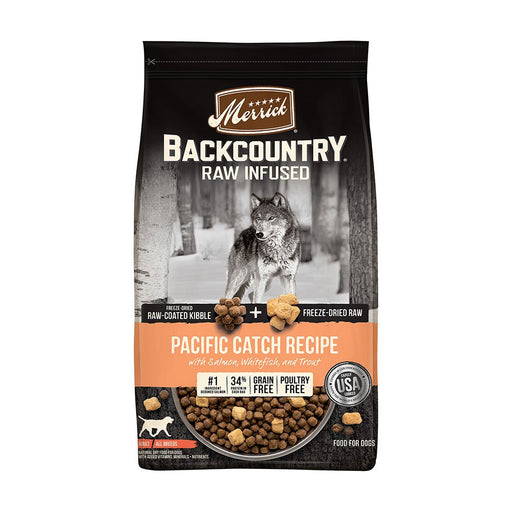 Photo of Merrick Pet Care-Merrick Backcountry Raw Infused Adult Dry Dog Food-Pacific Catch Recipe-20 lb-from Pet Wish Pros