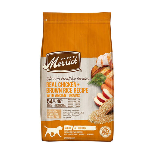 Photo of Merrick Pet Care-Merrick Classic Healthy Grains Adult Dry Dog Food-Real Chicken & Brown Rice-25 lb-from Pet Wish Pros