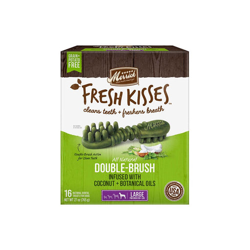 Photo of Merrick Pet Care-Merrick Fresh Kisses Double Brush Infused Dog Treats-from Pet Wish Pros
