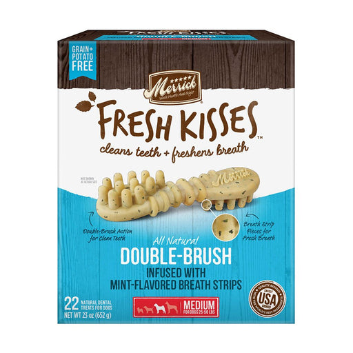 Photo of Merrick Pet Care-Merrick Fresh Kisses Double Brush Infused Dog Treats-from Pet Wish Pros