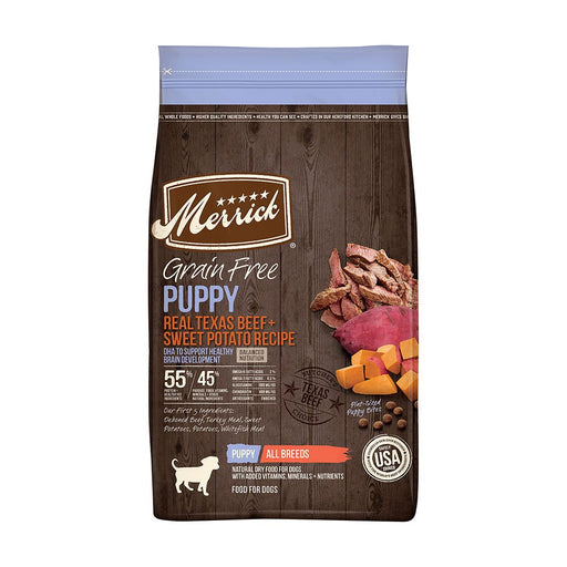 Photo of Merrick Pet Care-Merrick Grain-Free Dry Puppy Food-Texas Beef & Sweet Potato-22 lb-from Pet Wish Pros