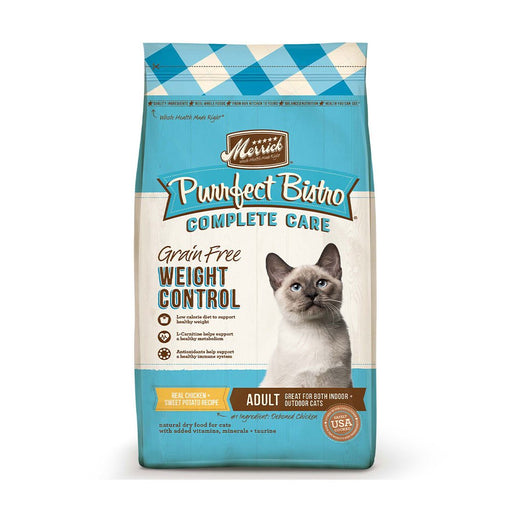 Photo of Merrick Pet Care-Merrick Purrfect Bistro Complete Care Grain-Free Weight Control Dry Adult Cat Food-from Pet Wish Pros