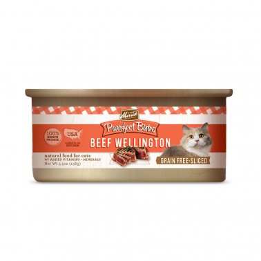 Photo of Merrick Pet Care-Merrick Purrfect Bistro Grain-Free Canned Cat Food-Beef Wellington Morsels-(5.5 oz) [24 count]-from Pet Wish Pros