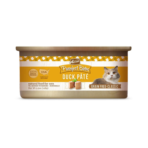 Photo of Merrick Pet Care-Merrick Purrfect Bistro Grain-Free Canned Cat Food-Duck Pate-(5.5 oz) [24 count]-from Pet Wish Pros