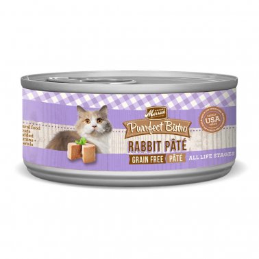 Photo of Merrick Pet Care-Merrick Purrfect Bistro Grain-Free Canned Cat Food-Rabbit Pate-(3 oz) [24 count]-from Pet Wish Pros