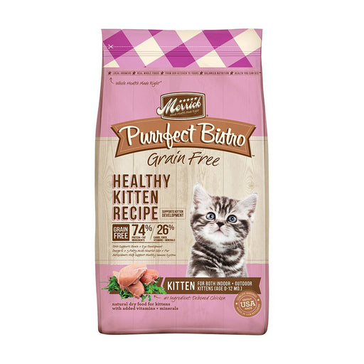 Photo of Merrick Pet Care-Merrick Purrfect Bistro Grain-Free Healthy Kitten Dry Cat Food-from Pet Wish Pros