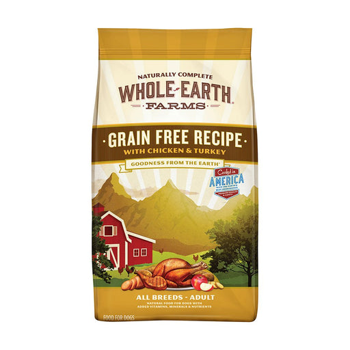 Photo of Merrick Pet Care-Whole Earth Farms Goodness from the Earth Grain-Free Dry Adult Dog Food-Chicken & Turkey-4 lb-from Pet Wish Pros