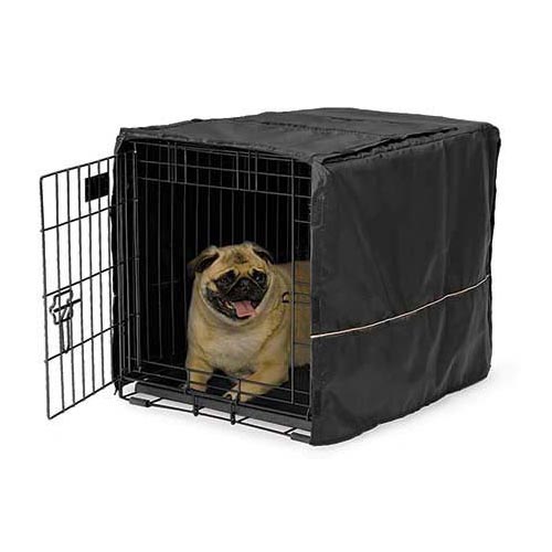 Photo of MidWest Homes for Pets-MidWest Homes for Pets Quiet Time Pet Crate Cover-24.5 in x 17.5 in x 19 in-from Pet Wish Pros