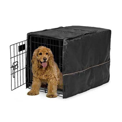 Photo of MidWest Homes for Pets-MidWest Homes for Pets Quiet Time Pet Crate Cover-30.5 in x 20 in x 20.5 in-from Pet Wish Pros