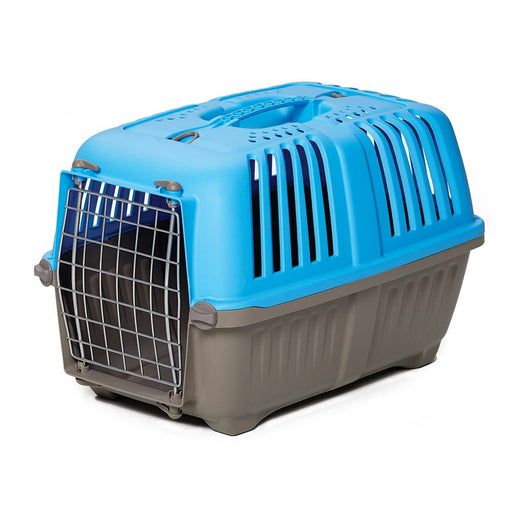 Photo of MidWest Homes for Pets-MidWest Homes for Pets Spree Plastic Pet Carrier-18.875 in x 12.75 in x 12.75 in-Blue-from Pet Wish Pros