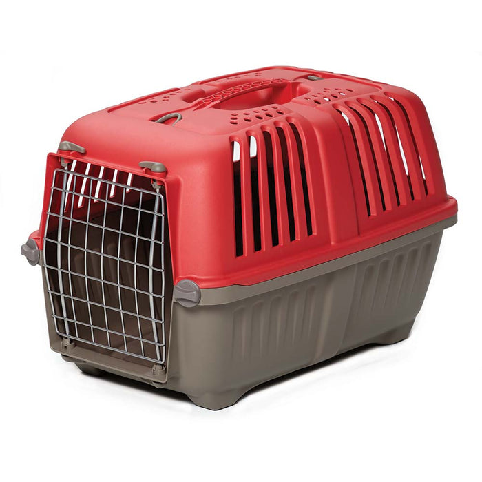 Photo of MidWest Homes for Pets-MidWest Homes for Pets Spree Plastic Pet Carrier-18.875 in x 12.75 in x 12.75 in-Red-from Pet Wish Pros