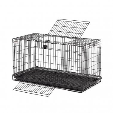 Photo of MidWest Homes for Pets-MidWest Wabbitat Large Folding Rabbit Cage-37 x 19 x 20 in-Black-from Pet Wish Pros