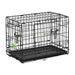 Photo of Midwest Homes For Pets-Mid-West Contour Dog Crate-Double Door-22 in-from Pet Wish Pros