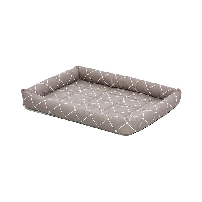 Photo of Midwest Homes For Pets-Mid-West QuietTime Couture Ashton Bolster Pet Bed-24 in-Mushroom-from Pet Wish Pros