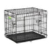 Photo of Midwest Homes for Pets-Mid-West Contour Dog Crate-24 in-Double Door-from Pet Wish Pros