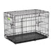 Photo of Midwest Homes for Pets-Mid-West Contour Dog Crate-30 in-Double Door-from Pet Wish Pros