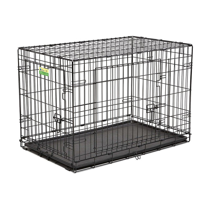 Photo of Midwest Homes for Pets-Mid-West Contour Dog Crate-36 in-Double Door-from Pet Wish Pros