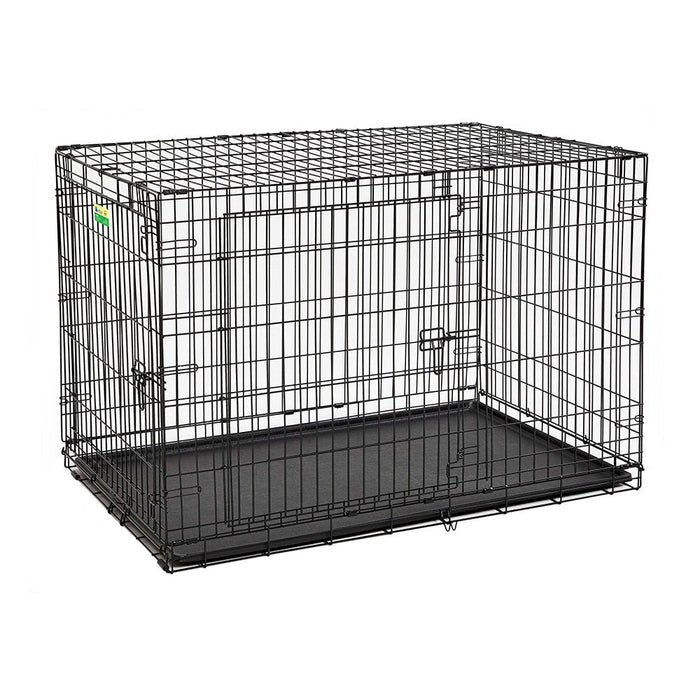 Photo of Midwest Homes for Pets-Mid-West Contour Dog Crate-48 in-Double Door-from Pet Wish Pros