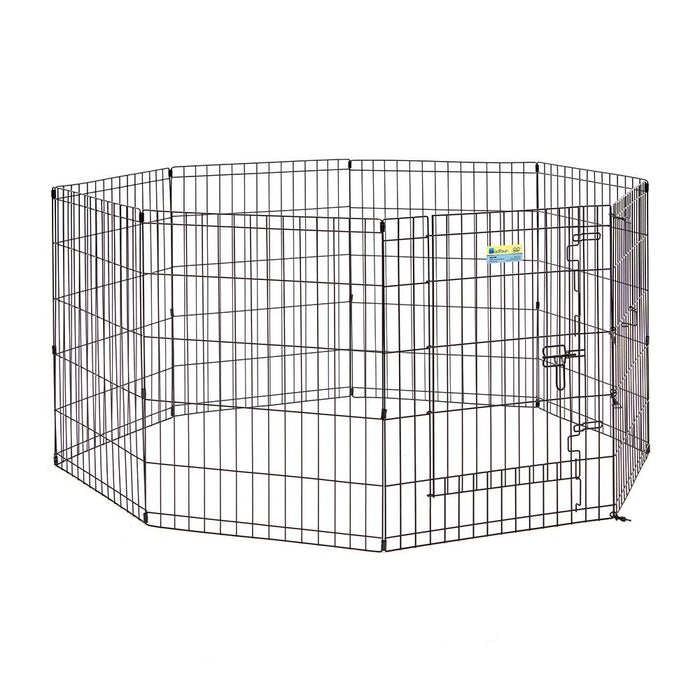 Photo of Midwest Homes for Pets-Mid-West Contour Exercise Pen for Dog-30 in-Black-from Pet Wish Pros