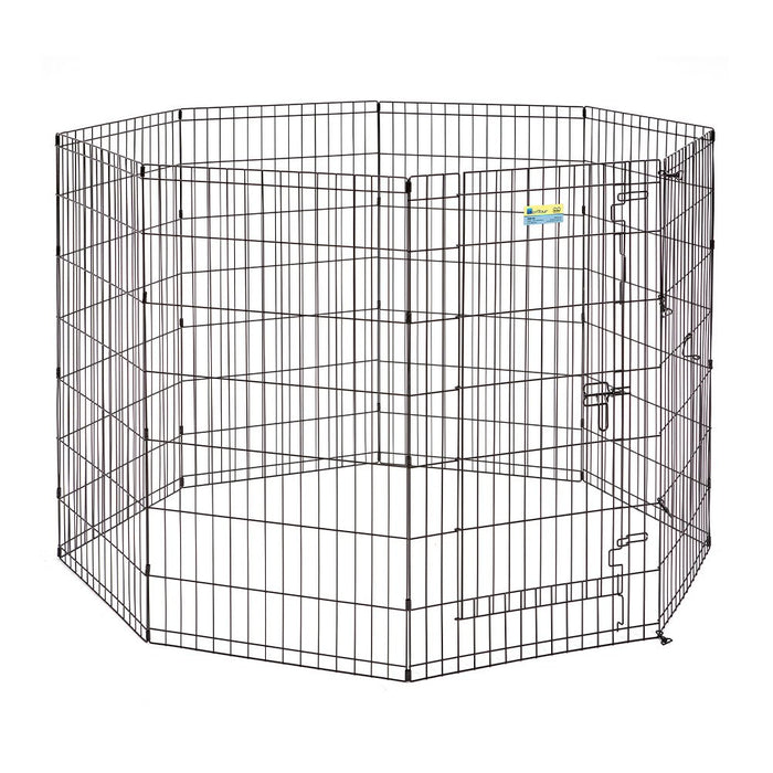 Photo of Midwest Homes for Pets-Mid-West Contour Exercise Pen for Dog-42 in-Black-from Pet Wish Pros
