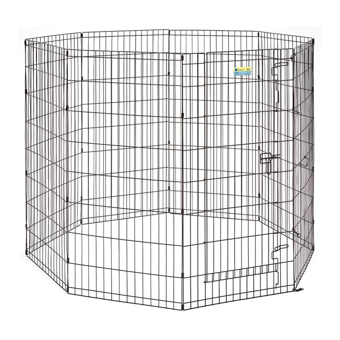 Photo of Midwest Homes for Pets-Mid-West Contour Exercise Pen for Dog-48 in-Black-from Pet Wish Pros