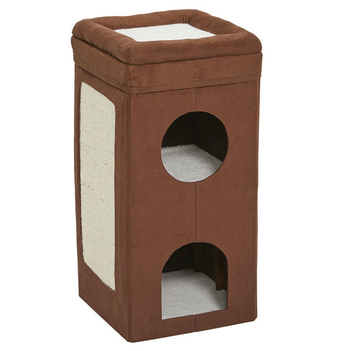 Photo of Midwest Homes for Pets-MidWest Homes for Pets Curious Cat Cube Condo-15 x 30-Brown-from Pet Wish Pros