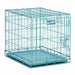 Photo of Midwest Homes for Pets-MidWest Homes for Pets iCrate Single Door Dog Crate-24Inx18Inx19 in-Blue-from Pet Wish Pros
