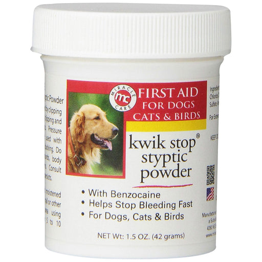 Photo of Miracle Care Pet Products-Miracle Care Pet Products Kwik-Stop Styptic Powder-1.5 oz-from Pet Wish Pros