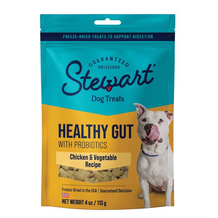 Photo of Miracle Care Pet Products-Miracle Corp Stewart Healthy Gut Dog Treats-Chicken & Vegetable-4 oz-from Pet Wish Pros