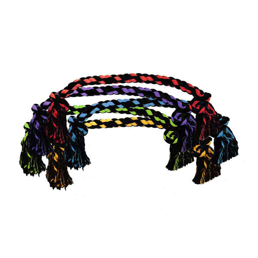 Photo of Multipet International-Multipet Nuts For Knots 2-Knot Jumbo Rope Dog Toy-48 in-Assorted-from Pet Wish Pros