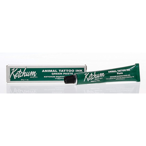 Photo of NEOGEN Corporation-Ketchum Tattoo Ink Paste-Green-1 oz-from Pet Wish Pros