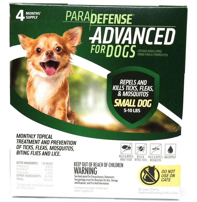 Photo of NEOGEN Corporation-Para-Defense Advanced for Dogs-5-10 lb-4 count-from Pet Wish Pros