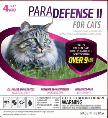 Photo of NEOGEN Corporation-Para-Defense II for Cats->9 lb-4 count-from Pet Wish Pros