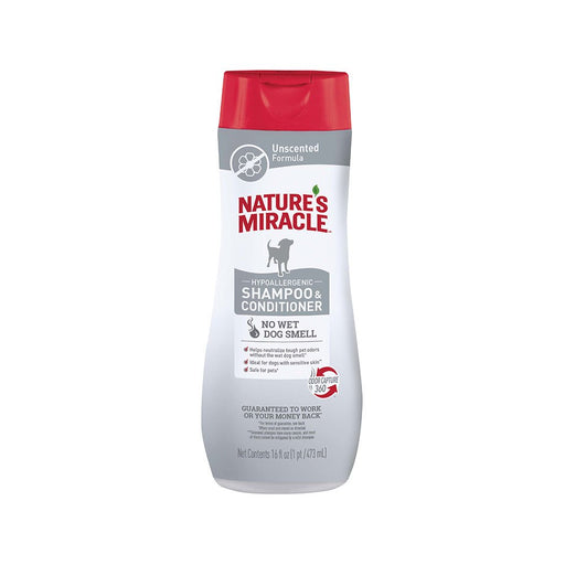 Photo of Nature's Miracle-Nature’s Miracle Hypoallergenic Dog Shampoo & Conditioner-16 oz-from Pet Wish Pros