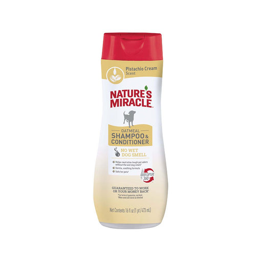 Photo of Nature's Miracle-Nature’s Miracle Supreme Odor Control Oatmeal Dog Shampoo & Conditioner-16 oz-from Pet Wish Pros