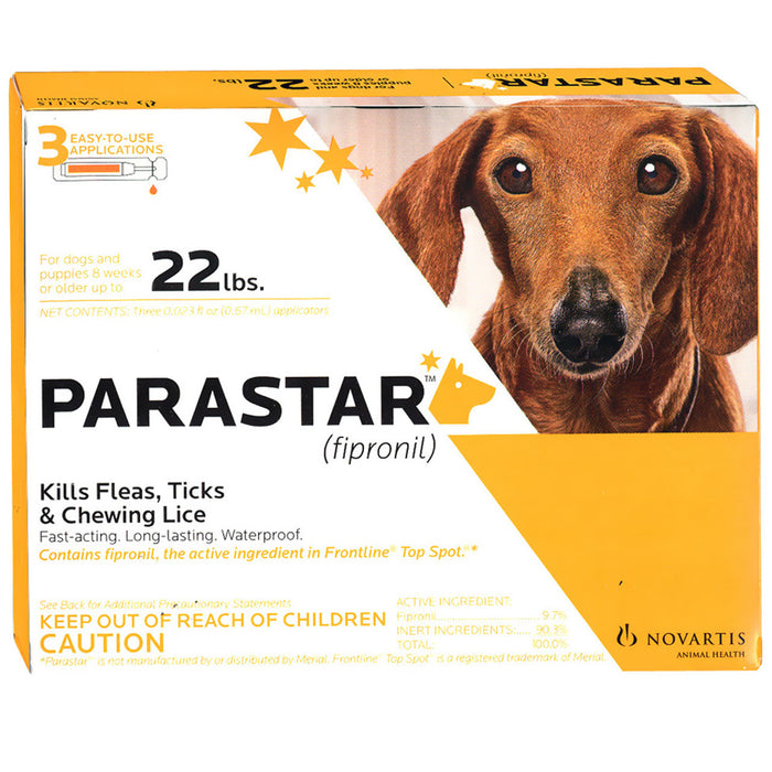 Photo of Novartis Animal Health-Parastar for Dogs-4 - 22 lb-3 count-from Pet Wish Pros