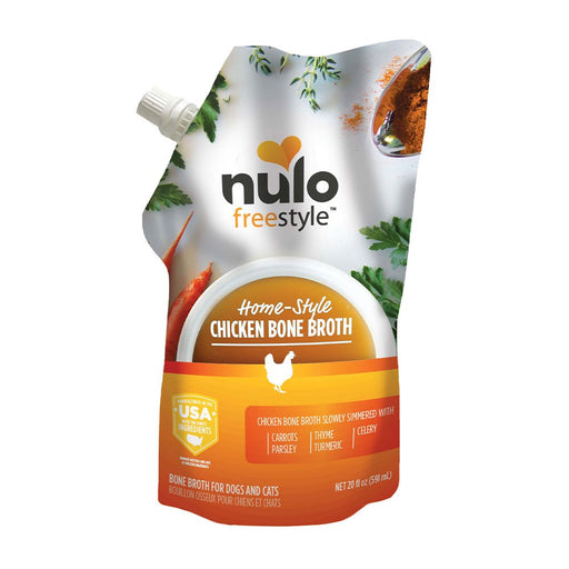 Photo of Nulo-Nulo Freestyle Bone Broth for Dogs & Cats-Chicken Bone-(20 oz) [6 pack]-from Pet Wish Pros