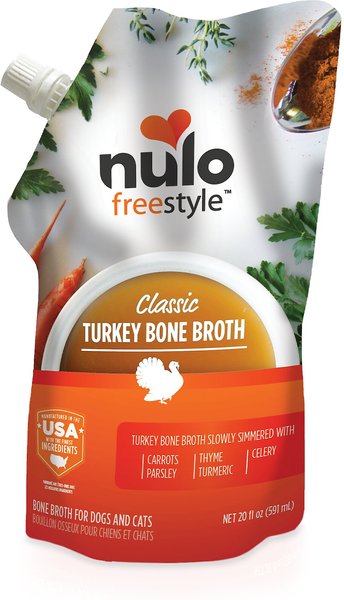 Photo of Nulo-Nulo Freestyle Bone Broth for Dogs & Cats-Turkey-(20 oz) [6 count]-from Pet Wish Pros