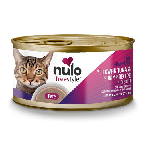 Photo of Nulo-Nulo Freestyle Canned Pate Cat & Kitten Food-Yellowfin Tuna & Shrimp-(2.8 oz) [12 count]-from Pet Wish Pros