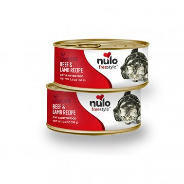 Photo of Nulo-Nulo Freestyle Grain-Free Canned Cat & Kitten Food-Beef & Lamb-(5.5 oz) [24 count]-from Pet Wish Pros