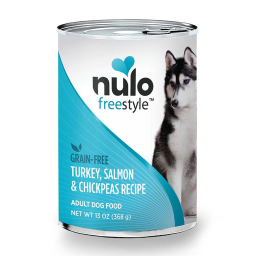 Photo of Nulo-Nulo Freestyle Grain-Free Canned Dog Food-Turkey, Salmon, & Chickpeas-(13 oz) [12 count]-from Pet Wish Pros