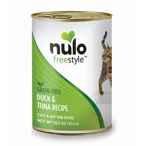 Photo of Nulo-Nulo Freestyle Grain-Free Canned Pate Cat Food-Duck & Tuna-(12.5 oz) [12 count]-from Pet Wish Pros