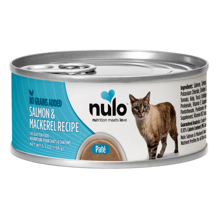 Photo of Nulo-Nulo Freestyle Grain-Free Canned Pate Cat Food-Salmon & Mackerel-(5.5 oz) [24 count]-from Pet Wish Pros