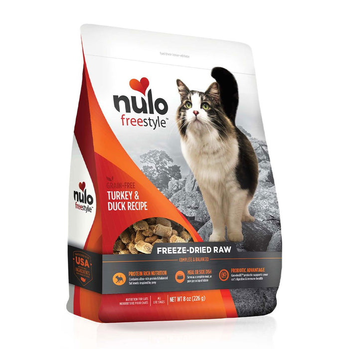 Photo of Nulo-Nulo Freestyle Grain-Free Freeze-Dried Cat Food-Turkey & Duck-8 oz-from Pet Wish Pros