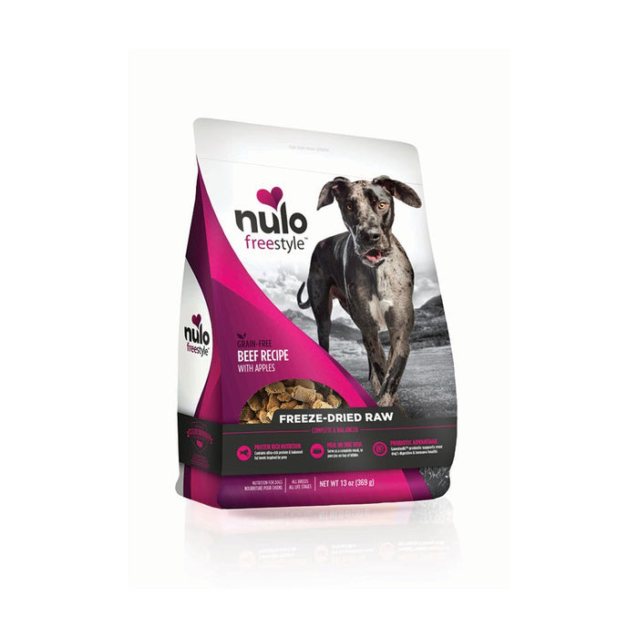 Photo of Nulo-Nulo Freestyle Grain-Free Freeze-Dried Dog Food-Raw Beef-13 oz-from Pet Wish Pros