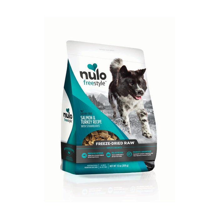 Photo of Nulo-Nulo Freestyle Grain-Free Freeze-Dried Dog Food-Salmon & Turkey with Strawberries-13 oz-from Pet Wish Pros