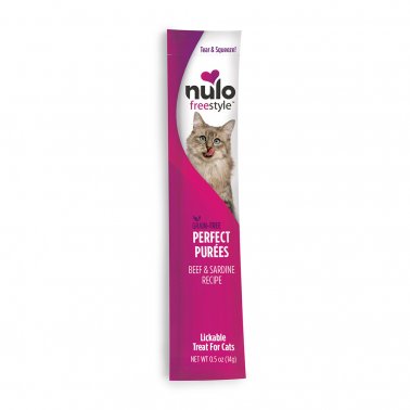 Photo of Nulo-Nulo Freestyle Grain-Free Perfect Puree Cat Treats-Beef & Sardine-(.5 oz) [48 count]-from Pet Wish Pros