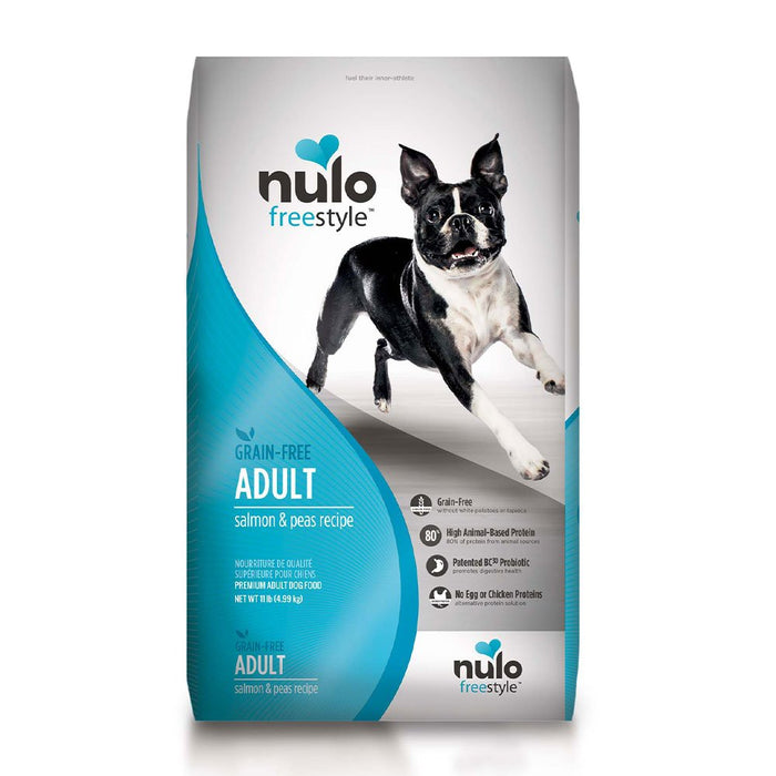 Photo of Nulo-Nulo Freestyle High-Meat Kibble Grain-Free Dry Adult Dog Food-Salmon & Peas-11 lb-from Pet Wish Pros